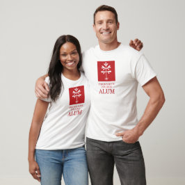 Unisex "SRC Alum" T-shirt in het rood