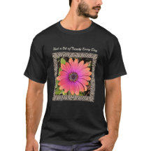 Unisex T-shirt met Brilliant Gazania