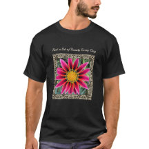 Unisex T-shirt met Brilliant Gazania