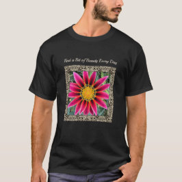 Unisex T-shirt met Brilliant Gazania
