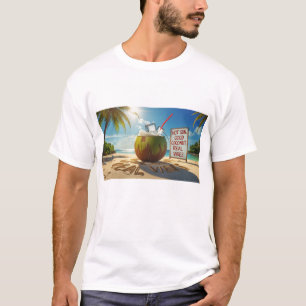 unisex t shirt- Strand draag T-shirt