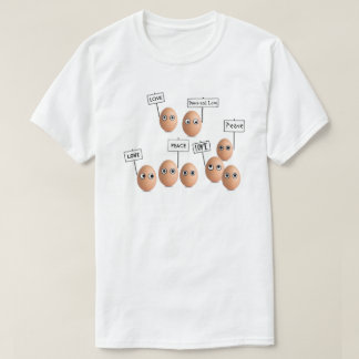 Unisex T-shirt Vrede en Liefde