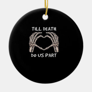 Unisex Til Death Do Us Part, Bruid To Be, Botten, Keramisch Ornament