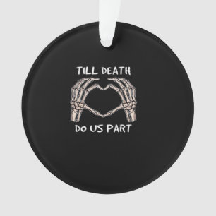 Unisex Til Death Do Us Part, Bruid To Be, Botten, Ornament