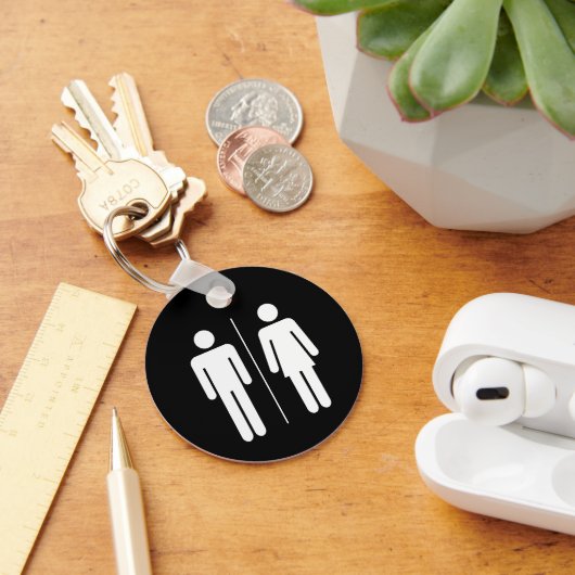 Unisex-toilet Sleutelhanger (Bureau)
