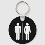 Unisex-toilet Sleutelhanger (Achterkant)