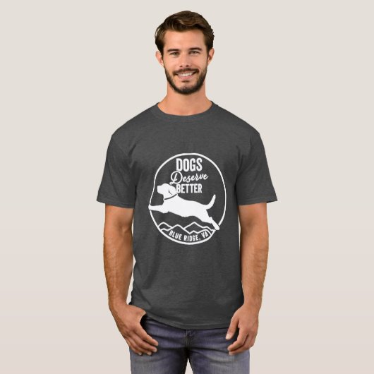 Unisex Tshirt White Logo Front (Voorkant volledig)