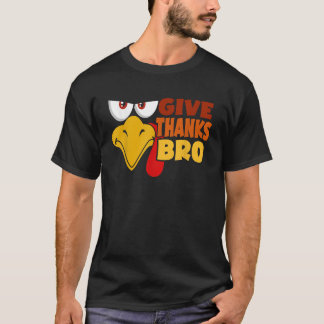 Unisex Volwassenen Zwart Kleine Korte Mouw Thanksg T-shirt