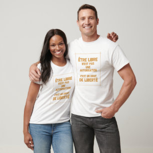 Unisex-wit-Shirt, vrij-creashop patroon T-shirt