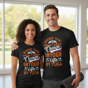 Unisex Yoga Motivatie T-shirt