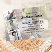 Unisexe | Photo | Invitation d'anniversaire