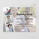 Unisexe | Photo | Invitation d'anniversaire (Devant)
