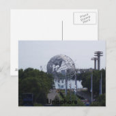 Unisphere, Wereldbeurs 1964-65 Briefkaart (Voorkant / Achterkant)