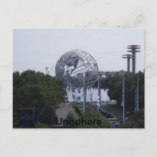Unisphere, Wereldbeurs 1964-65 Briefkaart (Voorkant)