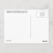 Unisphere, World's Fair Grounds, Queens Briefkaart (Achterkant)