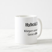 Unispruch "Hybrid Uni" Geschenk, Studenten Koffiemok (Voorkant rechts)