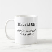 Unispruch "Hybrid Uni" Geschenk, Studenten Koffiemok (Links)