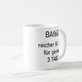 Unispruch "reicher für 3d" Geschenk, Studenten Koffiemok (Voorkant rechts)