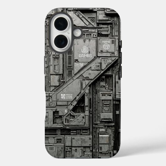 UNIT-77 #028: GLMBS Neurale Aansluitsleuf Case-Mate iPhone Case (Achterkant)