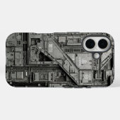 UNIT-77 #028: GLMBS Neurale Aansluitsleuf Case-Mate iPhone Case (Achterkant (horizontaal))