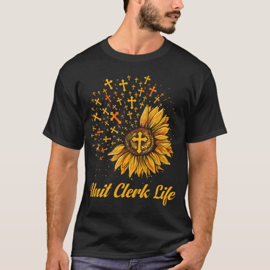 Unit Clerk Life Sunflower T-shirt (Voorkant)
