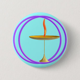 Unitaire Universalist Ronde Button 5,7 Cm