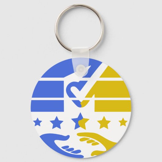 Unite and Shine: een visie op samenwerking Sleutelhanger (Achterkant)