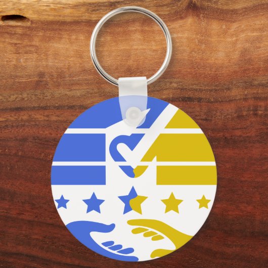 Unite and Shine: een visie op samenwerking Sleutelhanger (Voorkant)