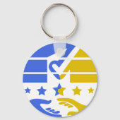 Unite and Shine: een visie op samenwerking Sleutelhanger (Achterkant)