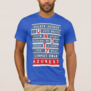 UNITÉ AZUREST dans notre T-shirt CommUNITY