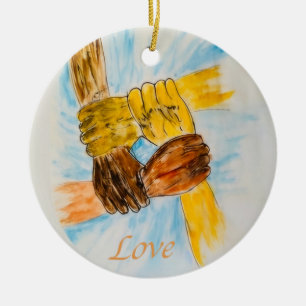 Unité Cercle en céramique ornement