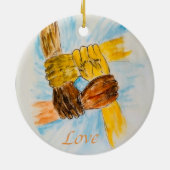 Unité Cercle en céramique ornement (Dos)