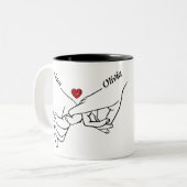 Unité de l'amour Mug (Devant gauche)