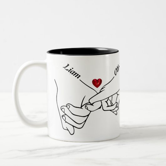 Unité de l'amour Mug (Gauche)