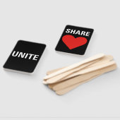 Unite Democracy Politieke Protest Handwaaier (Niet-gemonteerd)