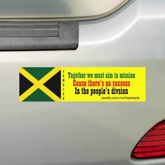 Unité du peuple Jamaïcain autocollants pare-chocs (En voiture)