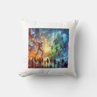 Unité en pixels coussin design de luxe