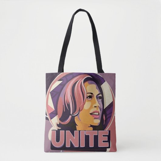 Unite - Kamala Harris Walz 2024 Canvas tas (Voorkant)