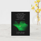 Unité spirituelle de carte d'anniversaire (Fleur jaune)