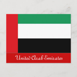 United Arab Emirates flag briefkaart