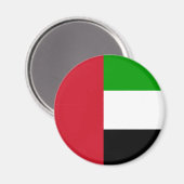 United Arab Emirates Flag Magnet Magneet (Voorkant / Achterkant)