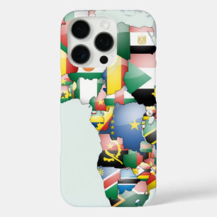 United by Colors: Een viering van Afrika in vlagge iPhone 16 Pro Hoesje