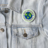 United Earth Smart Round Pin Button (In situ)