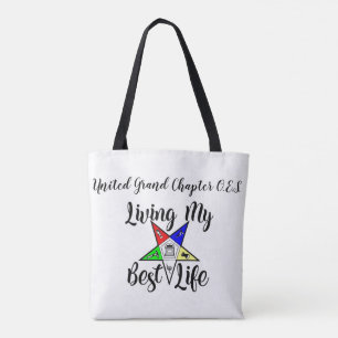 United Grand Chapter O.E.S. Canvas tas