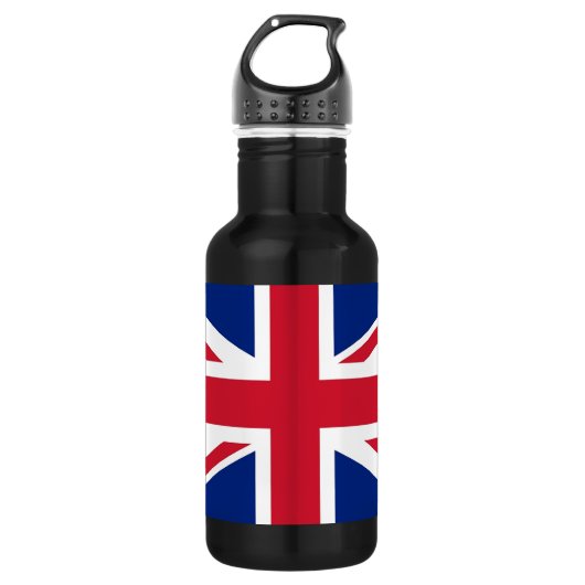 United Kingdom Flag Liberty Bottle Waterfles (Voorkant)