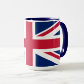 United Kingdom Union Jack Flag Personalized Mug (Devant droit)