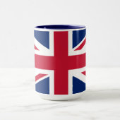 United Kingdom Union Jack Flag Personalized Mug Mok (Midden)