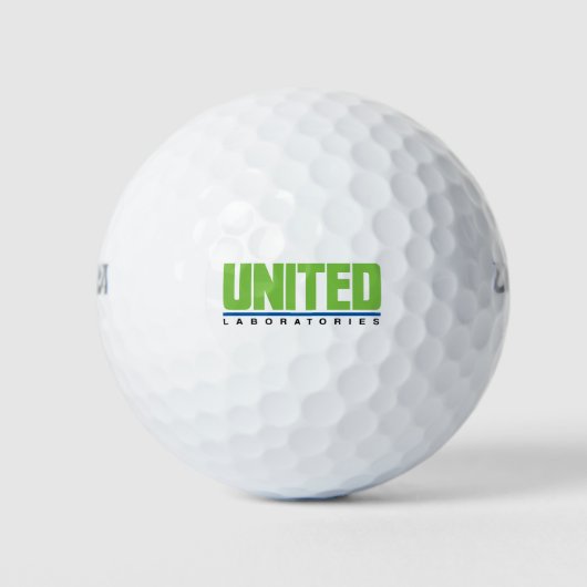 United Laboratories Logo Golf Balls Golfballen (Voorkant)