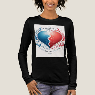 United Love – Kracht in verbinding met lange mouwe Tri-Blend Shirt