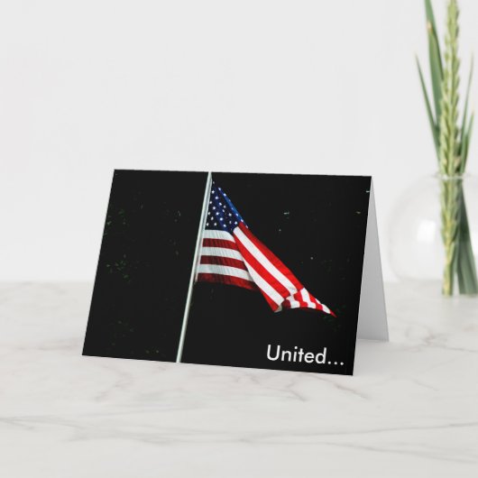 "United" Note Cards Kaart (Voorkant)